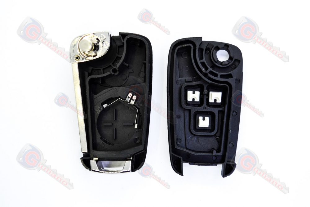 Guscio Chiave Auto Chevrolet Flip 3 Tasti (Lama HU100)