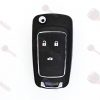 Guscio chiave Auto Chevrolet 3 tasti bordino di metallo