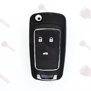 Guscio chiave Auto Chevrolet 3 tasti bordino di metallo