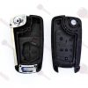 Guscio Chiave Auto Chevrolet Flip Bordino di Metallo 3 Tasti