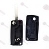 Guscio Chiave Auto Citroen 2 Tasti (Lama VA2) Con Vano Batteria