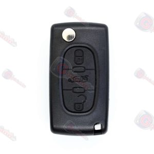 Guscio Chiave Auto Citroen 3 Tasti (Lama VA2) Senza Vano Batteria