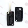 Guscio Chiave Auto Citroen 3 Tasti (Lama HU83) Senza Vano Batteria