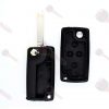 Guscio Chiave Auto Citroen 4 Tasti (Lama VA2) Senza Vano Batteria