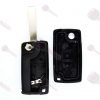 Guscio Chiave Auto Citroen 3 Tasti (Lama HU83) con Vano Batteria