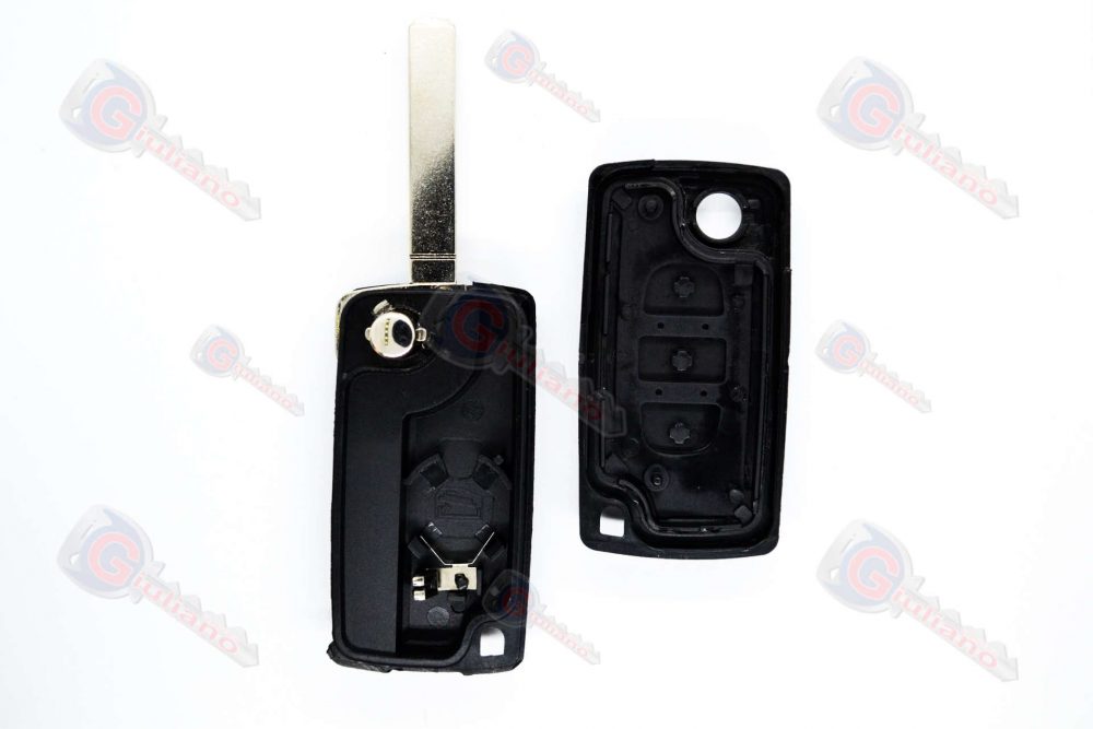 Guscio Chiave Auto Citroen 3 Tasti (Lama VA2) con Vano Batteria