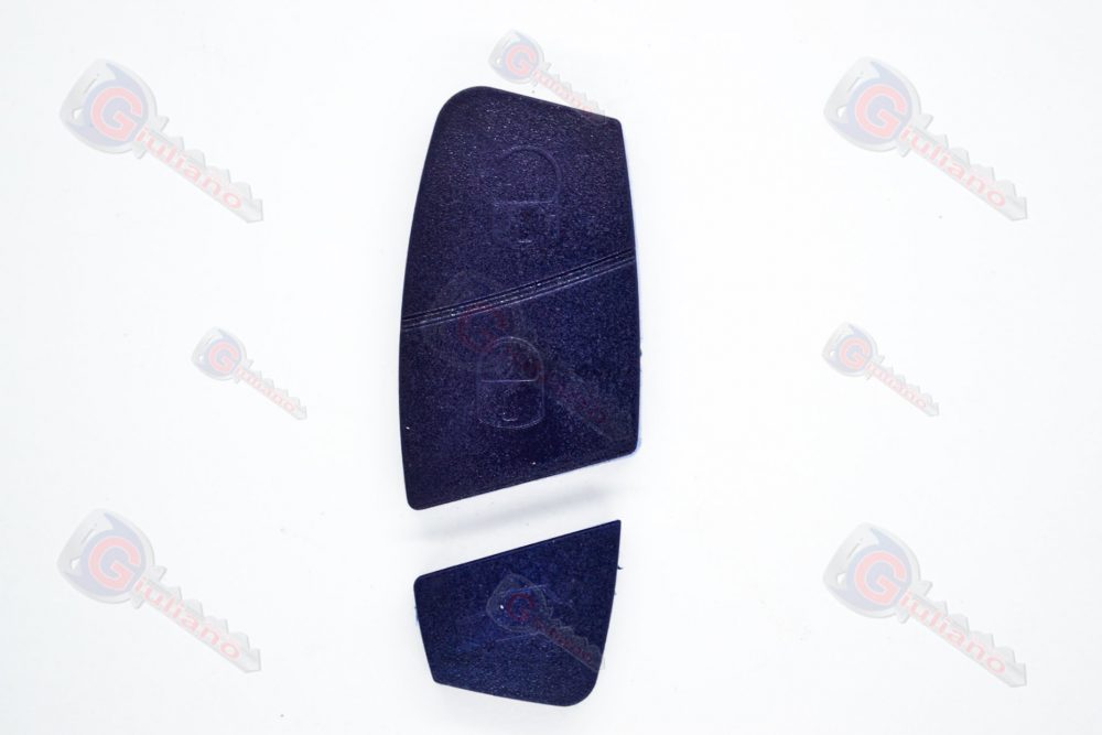 Guscio Chiave Auto Fiat - Tastini in Gomma - Blu
