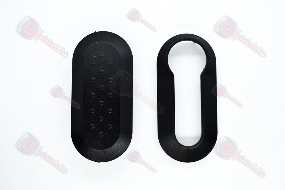 Guscio chiave Fiat 500 Esterno Nero
