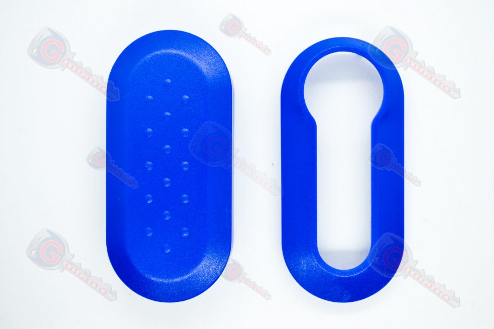 Guscio chiave Esterno blu Fiat