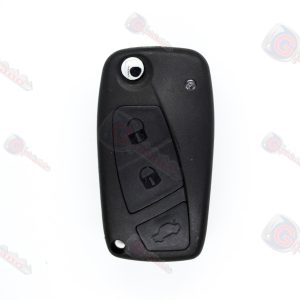 Guscio chiave Auto Fiat 3 Tasti Nero con Vano Batteria (Lama SIP22)