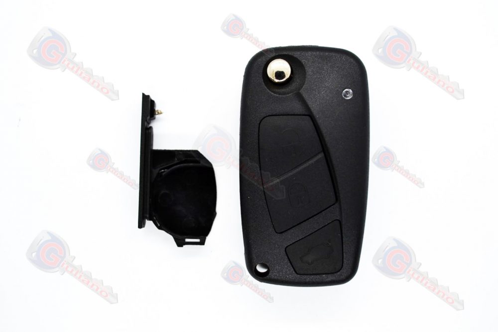 Guscio Chiave Auto Fiat 3 Tasti Nero (Lama SIP22)