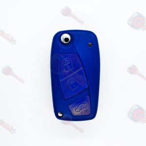 Guscio chiave Auto Fiat 3 Tasti Blu con Vano Batteria (Lama SIP22)