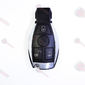 Guscio chiave Mercedes 3 Tasti Contorni Metallo (Senza Lama)