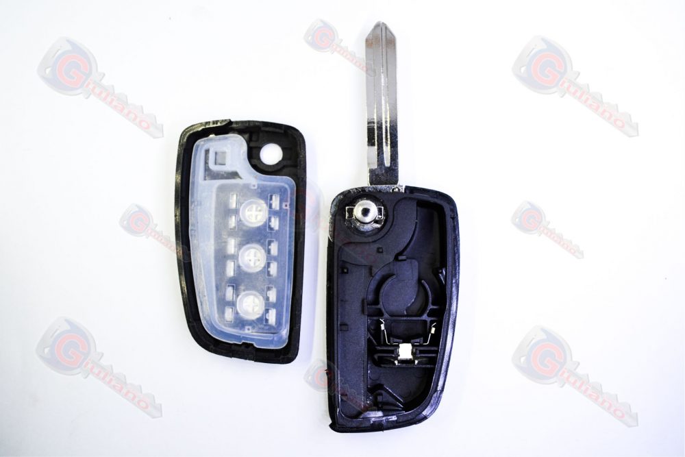 Guscio Chiave Auto Nissan Cover 3 Tasti Flip