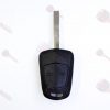 Guscio chiave Opel 2 Tasti con Vano Batteria Lama Fissa (Lama HU100)