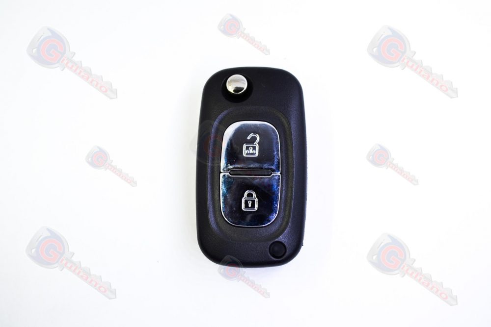 Renault Guscio Flip Metallo 2 Tasti