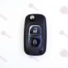Renault Guscio Flip Metallo 2 Tasti
