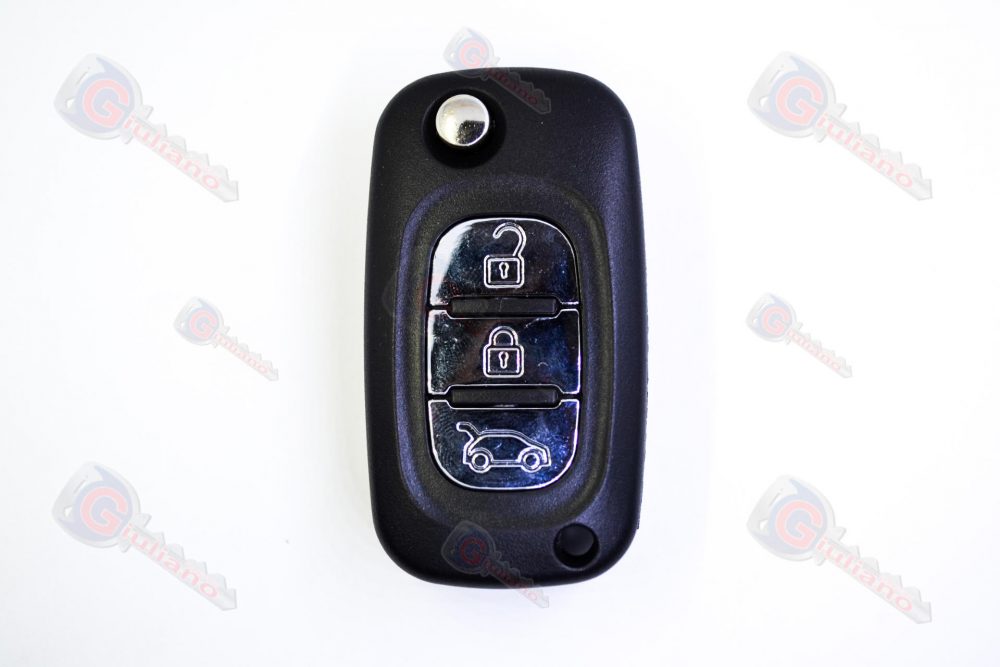 Renault Guscio Flip Metallo 3 Tasti