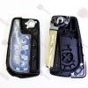 Guscio Chiave Auto Toyota 2 Tasti Flip (Lama TOY49)