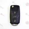 Guscio chiave Volkswagen 3 Tasti Scatto (Lama HU66)