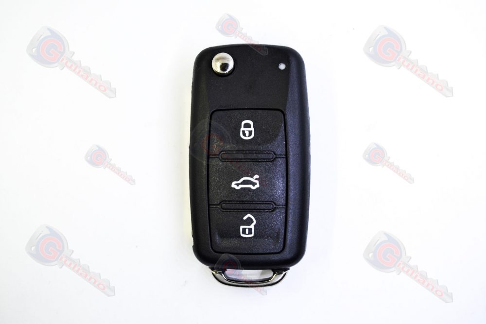 Guscio chiave Volkswagen 3 Tasti Modello 753AB (Lama HU66)