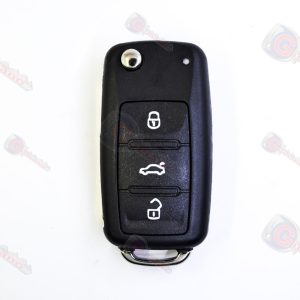 Guscio chiave Volkswagen 3 Tasti Modello 753AB (Lama HU66)