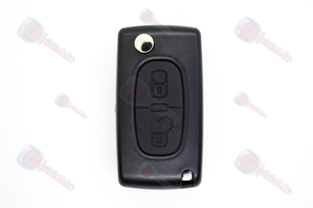Peugeot Guscio chiave 2 Tasti (Lama HU83)