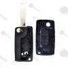 Guscio Chiave Auto Peugeot 2 Tasti (Lama HU83) con Batteria