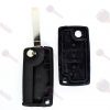 Guscio Chiave Auto Peugeot 3 Tasti (Lama VA2) senza Batteria