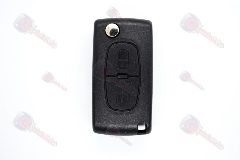 Peugeot Guscio chiave 2 Tasti (Lama HU83)