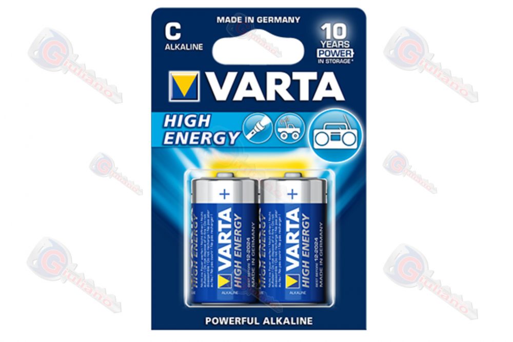 Varta High Energy Batteria C Bl.2
