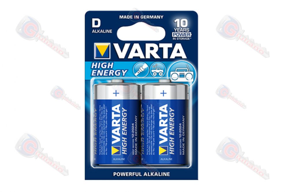Varta High Energy Batteria D Bl.2