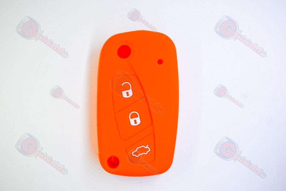 Cover Chiavi Auto Fiat Modello 1 Arancione