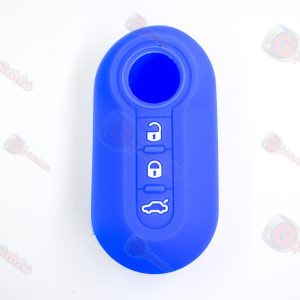 Cover Chiavi Auto Fiat 500 Blu