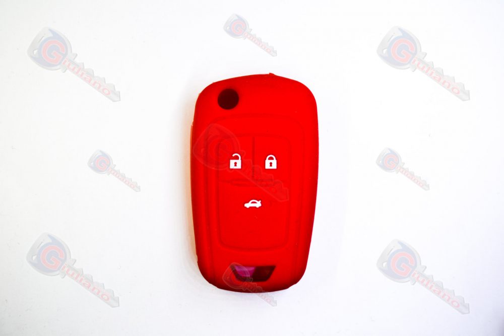 Chevrolet Cover Flip 3 Tasti rosso