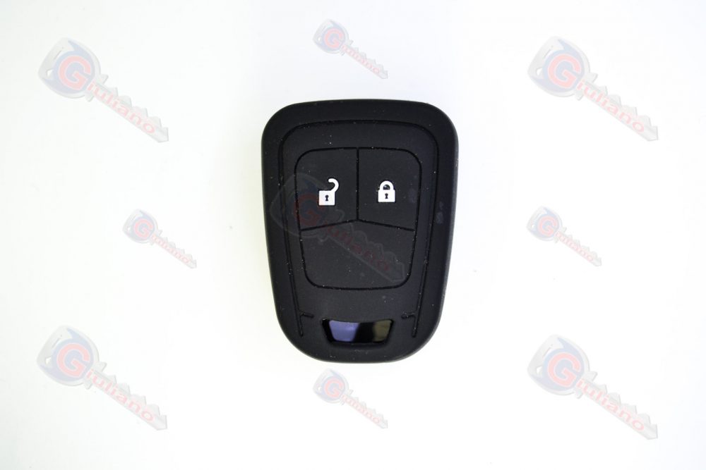 Cover Chiavi Auto Opel 2 Tasti con Vano Batteria Lama Fissa - Mod.4