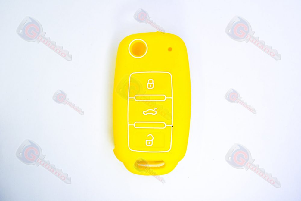 Cover Chiavi Auto Volkswagen 3 Tasti Scatto - Mod.3