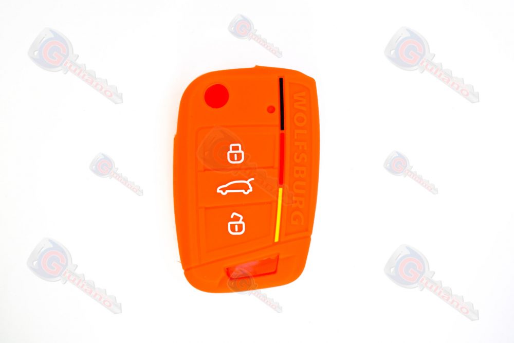 Cover Chiavi Auto Volkswagen 3 Tasti Nuovo Modello - Mod.5