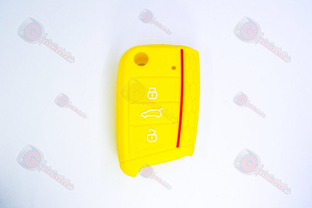 Cover Chiavi Auto Volkswagen 3 Tasti Nuovo Modello - Mod.4