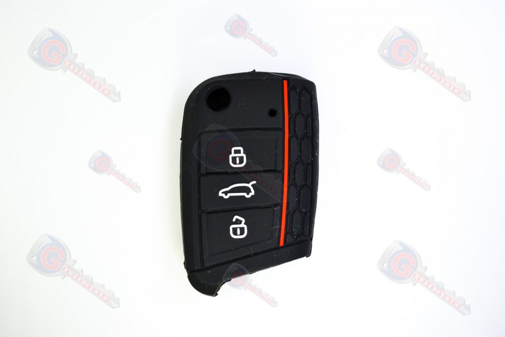 Cover Chiavi Auto Volkswagen 3 Tasti Nuovo Modello - Mod.4