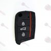 Cover Chiavi Auto Volkswagen 3 Tasti Nuovo Modello - Mod.4