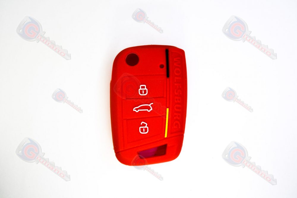 Cover Chiavi Auto Volkswagen 3 Tasti Nuovo Modello - Mod.5